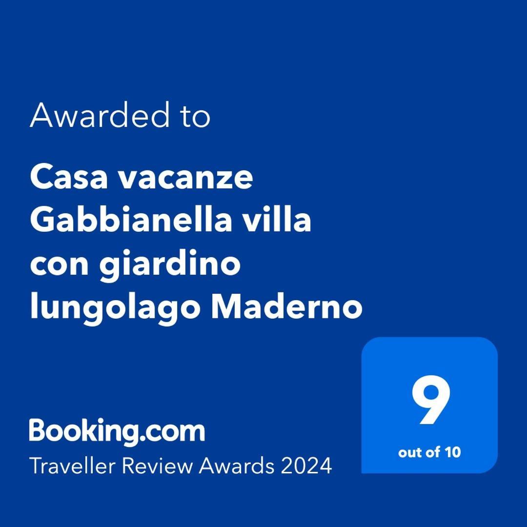 Casa Vacanze Gabbianella Villa Con Giardino Lungolago Maderno Toscolano-Maderno Kültér fotó